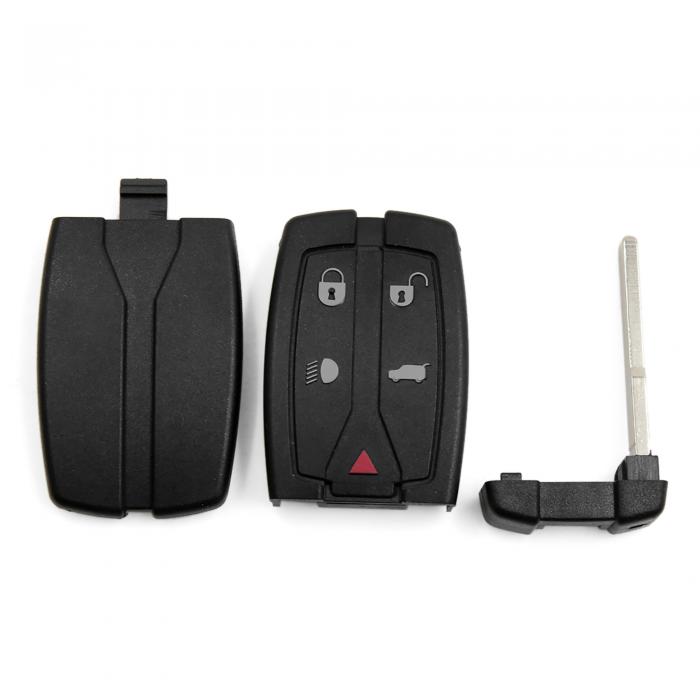 【期間限定10％OFF】uxcell キーケース 5つのボタン インサート キーフォブ リモートケース シェル 交換品 3043A-TX9 ランドローバーに対応