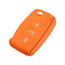 uxcell 車のリモコンキーフォブシェルケース カバープロテクター キーレスエントリー シリコーン Volksw agenに対応 Jetta GTI Pass...