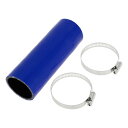 X AUTOHAUX シリコンホース シリコンチューブ インタークーラー ターボ インテークパイプ ブルー 長さ150mm 内径45mm 4層構造 汎用 エアク...