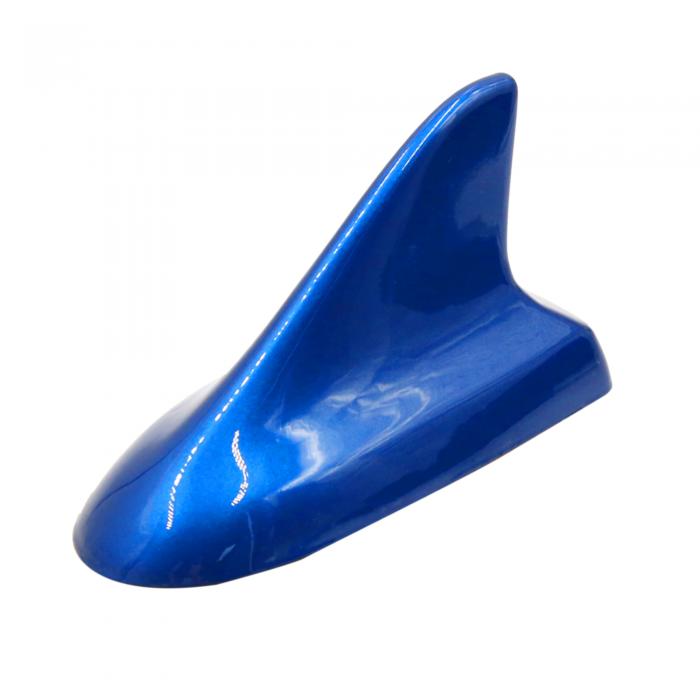 uxcell 装飾アンテナ 車両 シャークフィン ルーフ カートリムデリゲーター 空中 ブルー