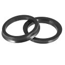 uxcell ハブリング 73.1mm/60.1mm ホイールハブリング ハブセントリックリング ハブ中心リング HUB CENTRIC RING 高速走行 ホイールのセンター ホイールスペーサー リングスペーサー ホイールリング 汎用 プラスチック ブラック 2個入り