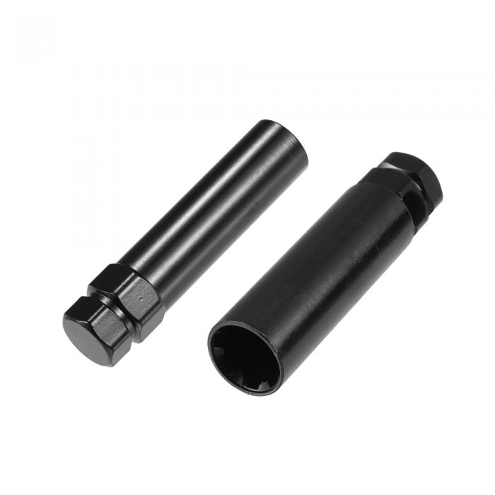 X AUTOHAUX ホイール用の6花キーと7花キーホイールナットキーのセット、3/4"および13/16"ヘックス交換..