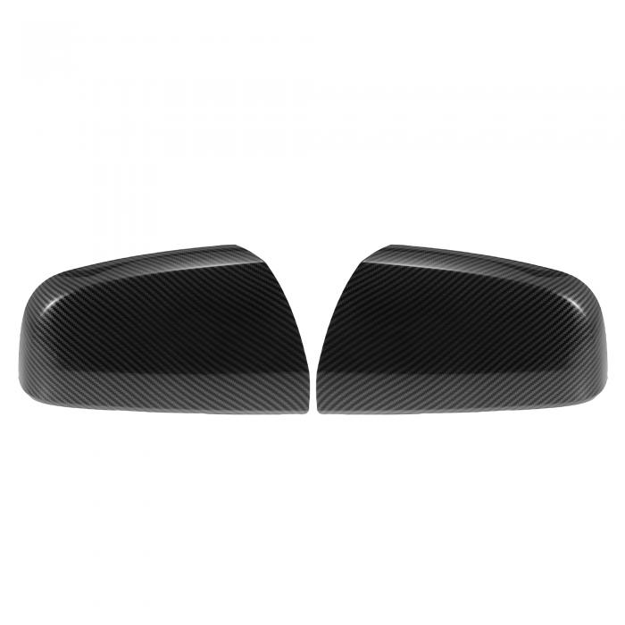 X AUTOHAUX ボクサル ザフィーラに対応 B MK2 2009 2010 2011 2012 2013 2014 用のペアカーリアビュードライバーパッセンジャーサイドミラーカバーキャップ黒いカーボンファイバー交換品。ミラーガードカバーエクステリアトリム。