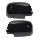 X AUTOHAUX レクサスに対応RX350 RX330 SUV用のABSプラスチック製カーリアビュードライバーパッセンジャーサイドミラーカバーキャップオーバーレイグロスブラック。ミラーガードカバーエクステリア装飾トリム