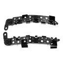 X AUTOHAUX フロント左右バンパーブラケット Hon daに対応 CR-V 2017-2020 71198-TLA-A01に対応 プラスチック ブラック...