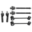X AUTOHAUX Jeepに対応 Grand Cherokee 2005-2010用フロントサスペンションキットインナーアウタータイロッドエンドフロントスウェイバーリンク 6個セット No.EV80782/K80861/ES80643/ES80644