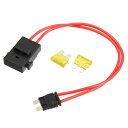 uxcell 32V 標準ヒューズアダプタータップヒューズキット 20Aブレードスタイルヒューズ2個付き 車 ボート用