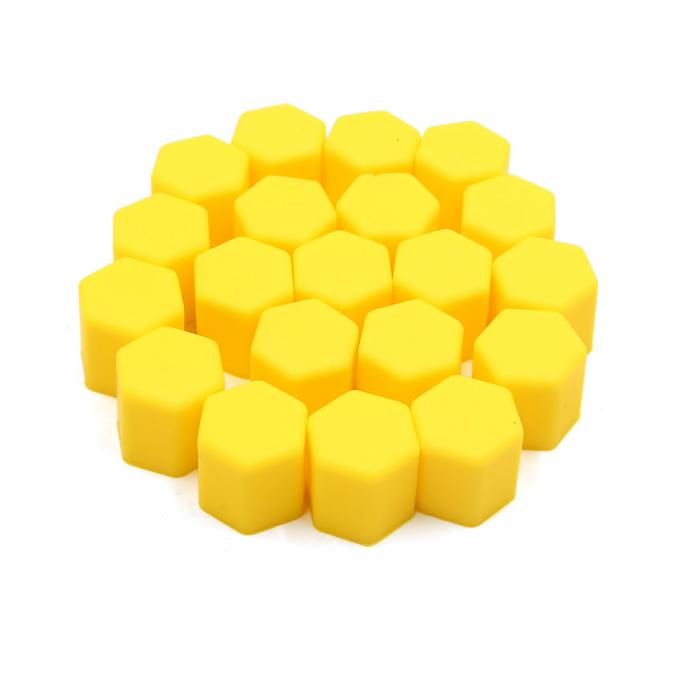 uxcell ホイールハブネジカバー カー ホイール タイア ナット ネジ ラグ 塵 カバー キャップ ハブ プロ..