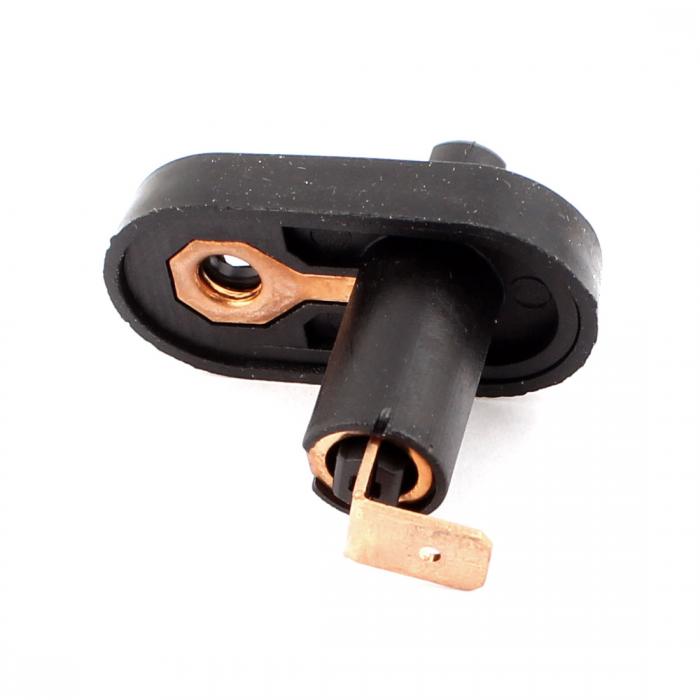 uxcell ドアライトスイッチ　ブラック　ゴム　自動車用　ランプ　ライト　スイッチ　メタル