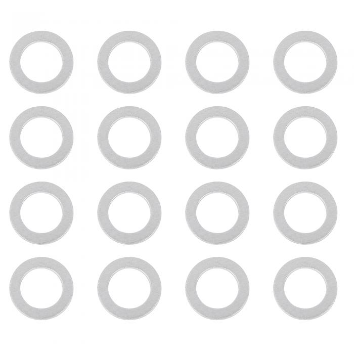 X AUTOHAUX ドレンパッキン オイルドレンパッキン M14 94109-14000 Hondaに対応 シルバートーン 50個入り