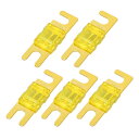 X AUTOHAUX AFSミニANLヒューズ 置換 車 トラック オートバイ ボート オーディオ CD用 20A 5個