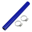 X AUTOHAUX 1セット 内径12mm 長さ200mm 0度 ブルー ブラック カー インタークーラー ラジェーターホース 耐圧力 耐久 耐熱ホース 耐寒...