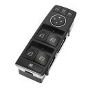 X AUTOHAUX 車のパワーウィンドウスイッチ 1669054400 ブラック Mercedesに対応-Benz用 ML350 2012-2015用