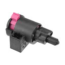 X AUTOHAUX Audiに対応 A4 2009-2016用ストップランプスイッチアセンブリー No.4F0945459B プラスチックメタルブラ ック