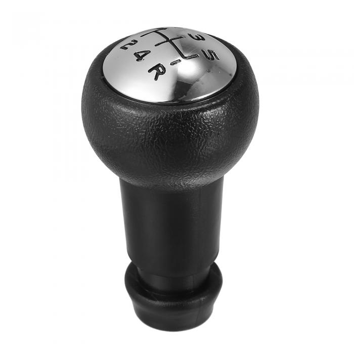 uxcell ギアスティックシフトノブ 手動 5速ギアシフトハンドル 合成皮革 P eugeotに対応 106 107 205 2..