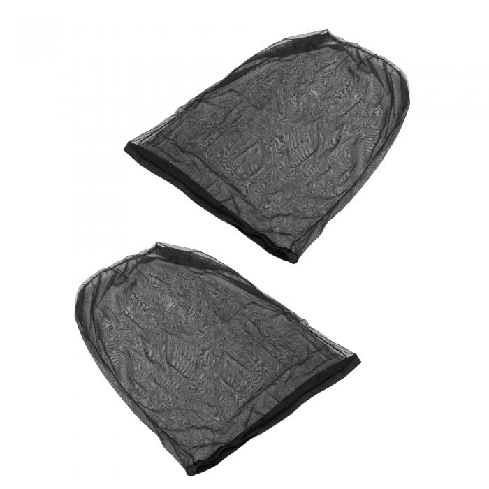 uxcell 車のサイドウィンドウ後部通気性メッシュ サンシェード 紫外線防止 50x60cm1ペア