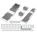 uxcell フットレストブレーキペダルパッドカバーキット 2000-2013 BMWに対応 M3用