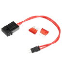 uxcell 32V ミニヒューズアダプタータップヒューズキット 10Aブレードスタイルヒューズ2個付き 車 ボート用(2)