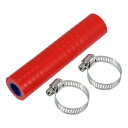 X AUTOHAUX 1セット 内径12mm 長さ100mm 0度 赤青カー シリコンホース インタークーラー ターボ インテーク ラジェーターホース 耐圧力 ...