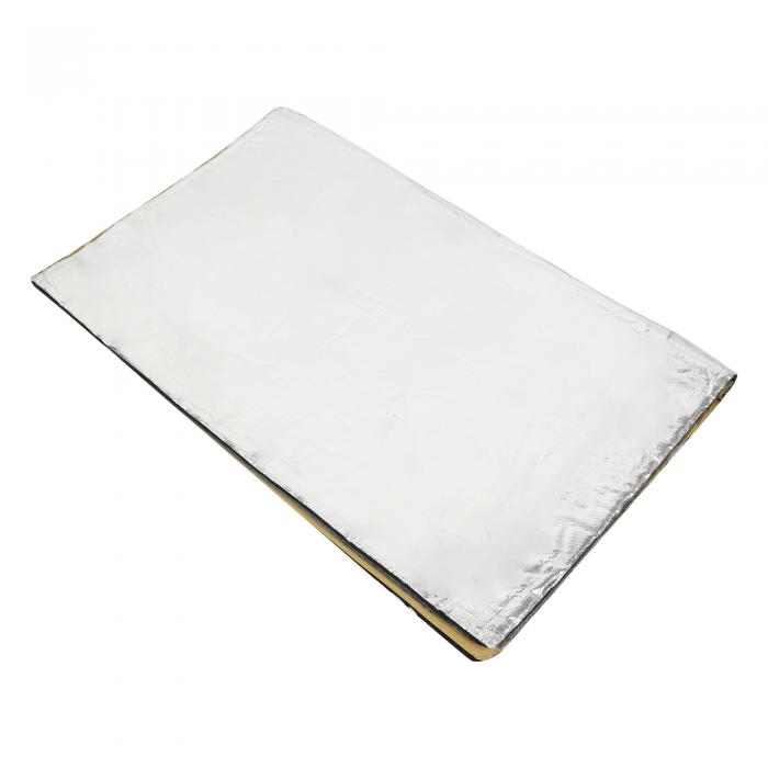 uxcell 断熱マット 断熱シート 車 吸音シート 遮音防音材料 断熱材 アルミ箔 フォーム シルバー 熱反射..