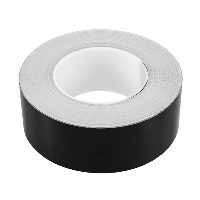 X AUTOHAUX 164ftの装飾ストリップ防水反射テープステッカー、車両用警告テープ ブラック 50mm