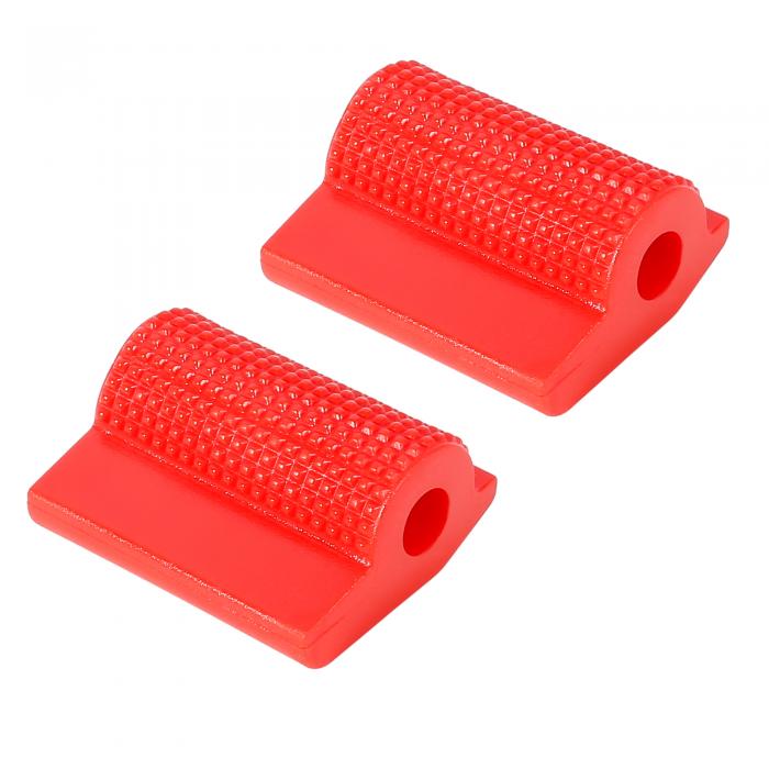 F FIERCE CYCLE ギアシフタープロテクター ブーツカバー ラバー製　ケース　多機能　レッド シリンダー ノンスリップ 2個入