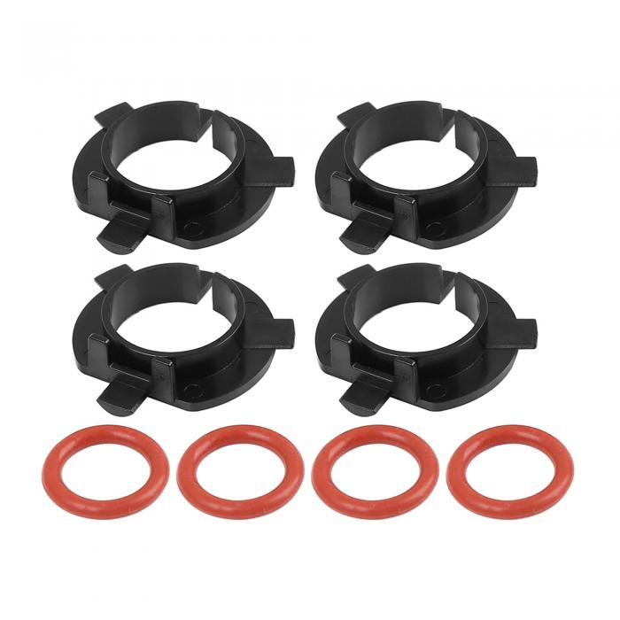 uxcell ヘッドライトアダプター ホルダー ヒュンダイに対応ニューサンタフェグリーク用 H7 LEDヘッドライト アダプター 電球リテーナー ホルダー 4個入り