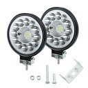 uxcell 洪水スポットコンボ ユニバーサル 運転用フォグランプ オフロード ピックアップ トラック ATV SUV 用 33 LED 42W 12-24V ...
