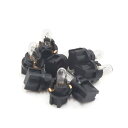 uxcell 計器灯 12V T5 イェロー 車両 車 内装 ダッシュボード 計器盤電球 プラスチック 8個入り