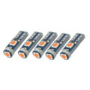 uxcell t5 led 電球 3030 3SMD Canbus ウェッジ球 メーター球 ルームランプ ledバルブ インテリアダッシュボード 指示計器電球 ...