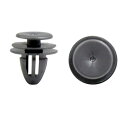 uxcell リベット グレー プラスチック製 自動車 バンパー フェンダー リテーナー クリップ 10mm 50個入り