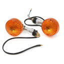 uxcell オートバイのターンシグナルライト 2個入り イエロー LED ターン 信号 ライト オートバイ インジケータ ライト ランプ バルブ GN125用