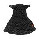 Motoforti オートバイのシートカバー シートクッションパッド 3Dメッシュ保護 通気性 二層 バイク スクーター ブラック XS