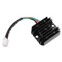 X AUTOHAUX 電圧レギュレータ整流器の交換用 ATV CG 125cc 200cc 250cc GY6 125cc 150cc 200cc 250cc 金属 プラスチック ゴム 黒 1 個