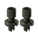 X AUTOHAUX M8 ブレーキ クラッチ ケーブル ライン アジャスター ネジ調整ボルト スロット付き オートバイ バイク スクーター用 アルミ合金 アー...