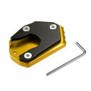 X AUTOHAUX オートバイ キックスタンドパッド サイドスタンド ブラケット フットエクステンション エンラージャープレートサポート