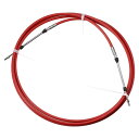 Motoforti マリンスロットルシフトリモコンボックスケーブル タイプ3300/33C Yam ahaに対応 船外機モーターステアリングシステム用 レッド ...