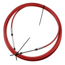 Motoforti マリンスロットルシフトリモコンボックスケーブル タイプ3300/33C Yam ahaに対応 船外機モーターステアリングシステム用 レッド ...