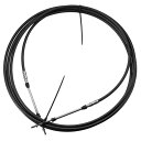 Motoforti スロットルシフトリモコンボックスケーブル マリンタイプ3300/33C 船外エンジンボートモーターステアリングシステム用 ブラック 1個 6...