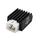 uxcell 電圧レギュレータ整流器 GY6用-125 4端子 ブラック メタル オートバイ