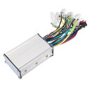 uxcell ブラシレスデュ アルモードコントローラー DC 36V-48V 350W アルミニウム合金 電動自転車用