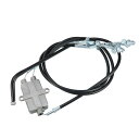 uxcell オートバイのフロントブレーキケーブル 52H-26361-00-00 52H-26371-00-00 Yam ahaに対応 Moto 4 200に...