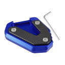 X AUTOHAUX オートバイキックスタンドプレートパッド アルミニウム合金 Suzukiに対応 GSXR600に対応 2009-2022 バイク用エクステン...