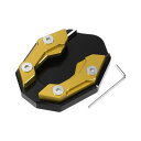 X AUTOHAUX オートバイ キックスタンド プレート パッド Hon daに対応 Adv 160 2022-2023 モーターバイク延長フットサポート レ...