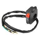 Motoforti オートバイのハンドルバーヘッドライトスイッチ 点火スイッチ DC 12V ハンドルバーサイズ22mm