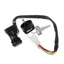 uxcell オートバイイグニッションキースイッチセット Suzukiに対応 Quadsport 80 LT80 2x4 1996-2006 37110-40B...