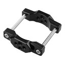 Motoforti ハンドルクランプマウント 調整可能 バックミラーエクステンダー オフロードスポットライトブラケット オートバイ スポーツバイク スクーター用...