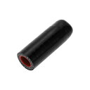 X AUTOHAUX 内径12mm 長さ50mm ブラック レッド シリコンキャップ 配管の処理 メクラキャップ 配管のエンドキャップ 4層強化 中に編み込み繊...