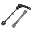 X AUTOHAUX バイクフロントホローアクスル 9.5mmクイックリリースベアリング マウンテンバイクパーツのフロントホローアクスル 自転車用 1セット
