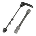 X AUTOHAUX バイクリアホローアクスル 9.5mmリアホローアクスルクイックリリース マウンテンバイク自転車用 1セット